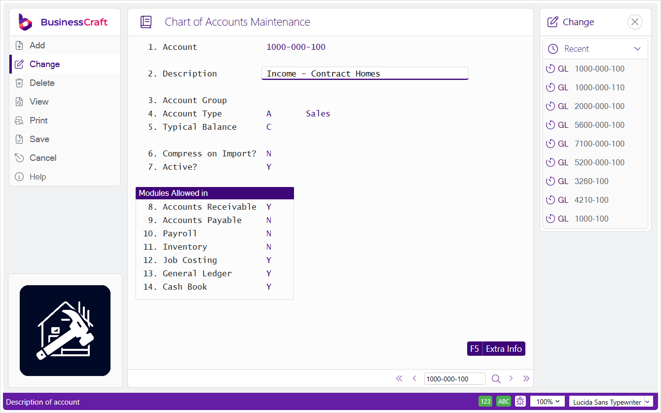 BusinessCraft Screens